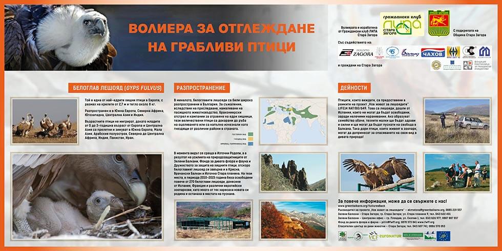 Табло за зоопарк в Стара Загора